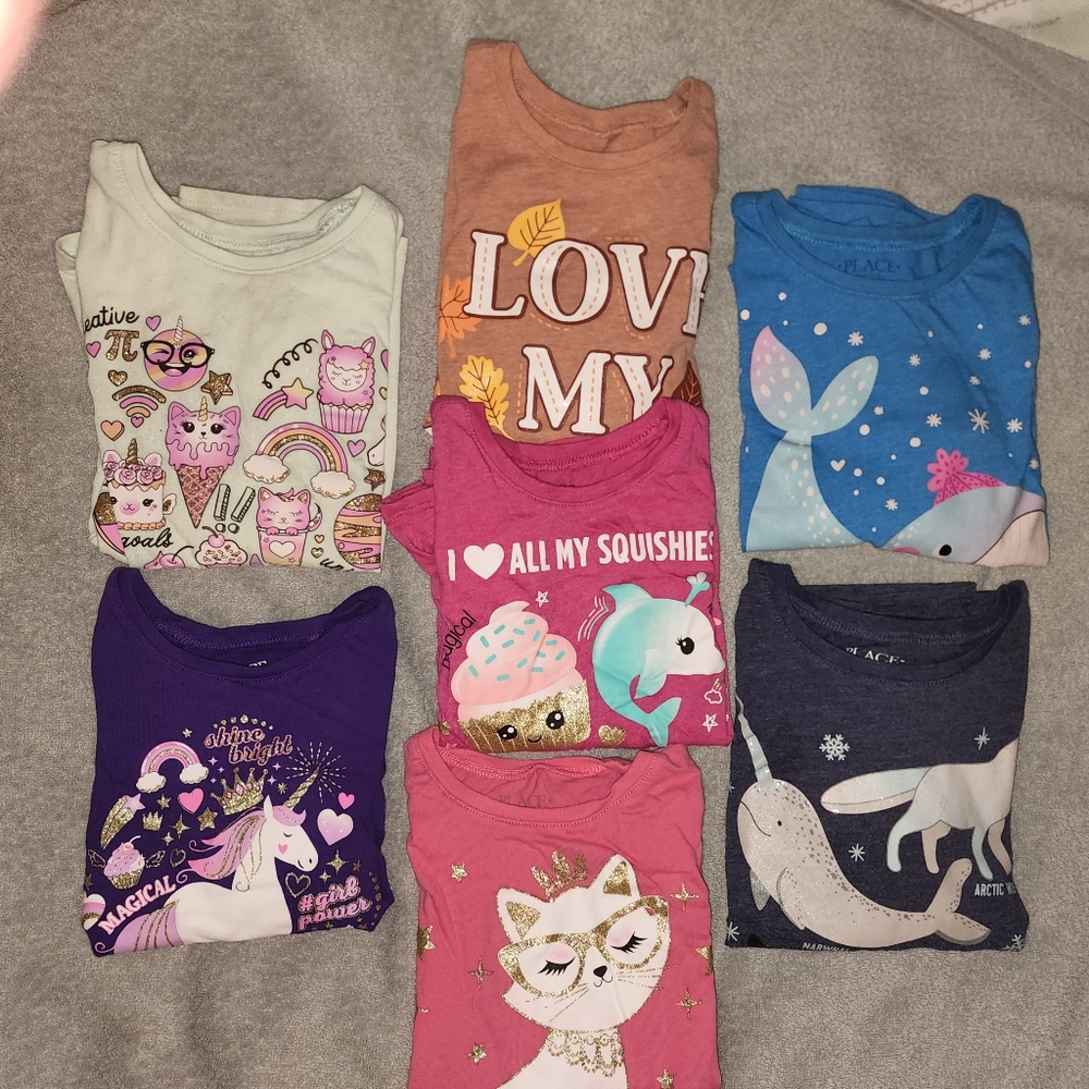 7 Children's Place Long Sleeve T-Shirts